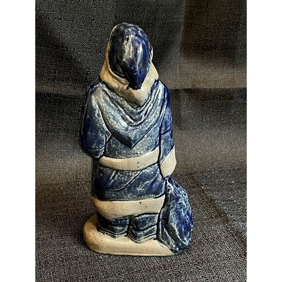 1990 Rowe Pottery Works Annual Santa RPW Salt Glazed 6.5" Father Christmas - Picture 3 of 9